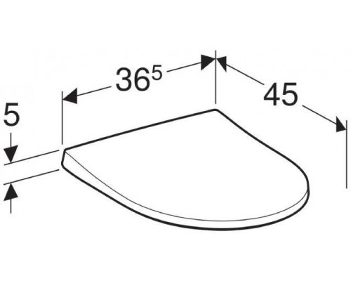 574950000 iCon SLIM Сиденье для унитаза (soft-close) 574950000