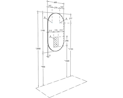 1A256502A1010 Зеркало Альто 11060 1A256502A1010