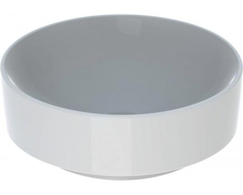 500.768.01.2 Geberit VariForm Раковина с установкой на столешницу круглой формы, D=40 см, без отв. под смеситель, без отв. перелива 500.768.01.2