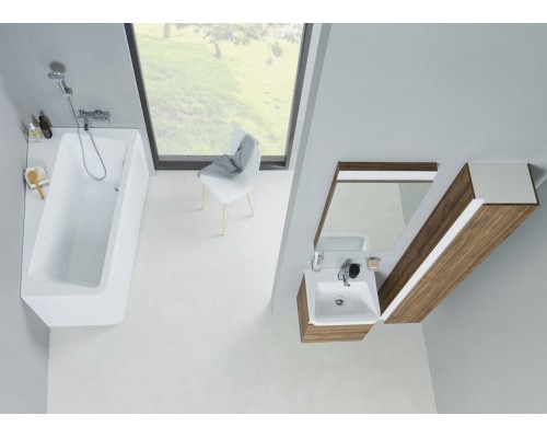 Ванна 10° 160х95 L белая C831000000