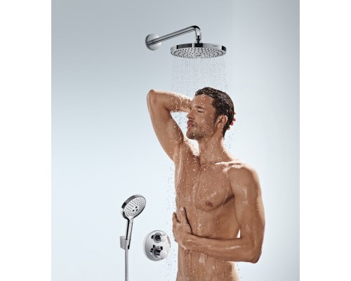 15758000S Set HG Ecostat S термостатический смеситель для душа (15758000+01800180) 15758000S