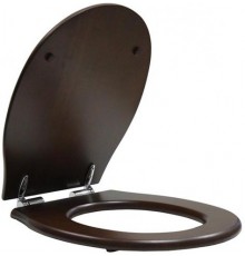MS87NC CLASSIC Крышка-сиденье с микролифтом, петли хром, цвет грецкий орех (ТОЛЬКО С УНИТАЗАМИ) MS87NC