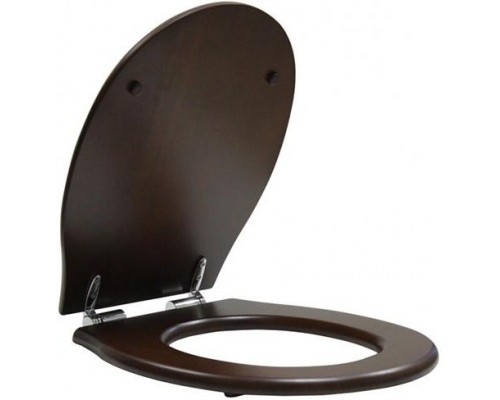 MS87NC CLASSIC Крышка-сиденье с микролифтом, петли хром, цвет грецкий орех (ТОЛЬКО С УНИТАЗАМИ) MS87NC