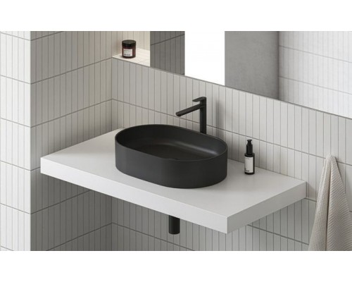 Умывальник CERAMIC 550 O SLIM черный матовый XJX0D155000