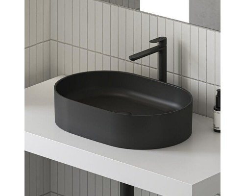 Умывальник CERAMIC 550 O SLIM черный матовый XJX0D155000