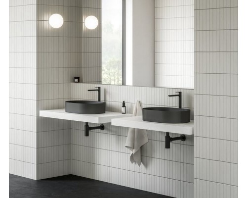 Умывальник CERAMIC 550 O SLIM черный матовый XJX0D155000