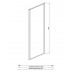 AQ ARI WA 09020GM Неподвижная душевая стенка 900x2000, для комбинации с дверью, профиль оружейная сталь, стекло прозрачное AQ ARI WA 09020GM