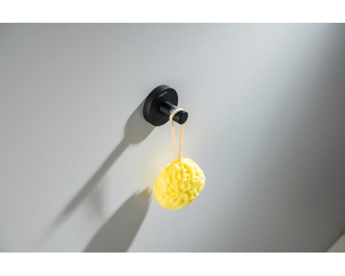 AQ4201MB ОБЕРОН крючок, матовый черный AQ4201MB