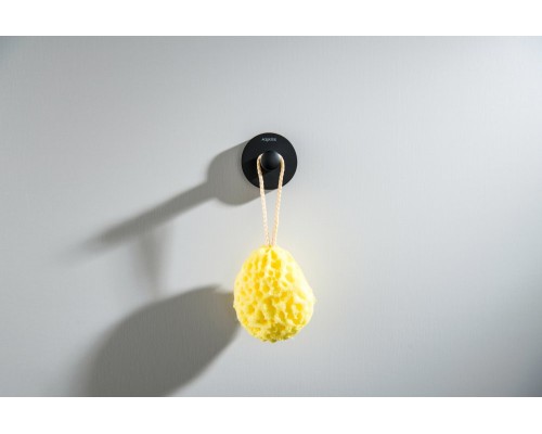 AQ4201MB ОБЕРОН крючок, матовый черный AQ4201MB