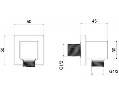 AQ2458MB шланговое подсоединение, матовый черный AQ2458MB