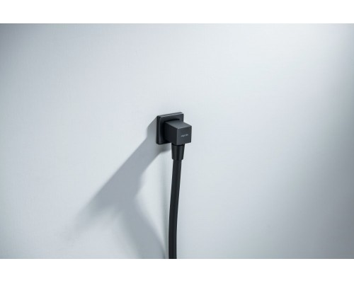 AQ2458MB шланговое подсоединение, матовый черный AQ2458MB