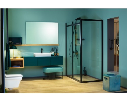 RT30TXS110H RITA прямоугольная раковина для установки в столешницу 44х59 см, с отверстием под смеситель, Serel RT30TXS110H