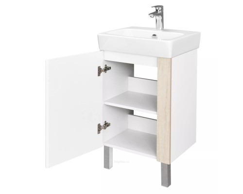 1A2578K0AHB20 Набор: 1A257801AHB20 Тумба-умывальник Кантри 50 Бел/Дуб Верона/ 1WH302184 Раковина НЕО-50 1A2578K0AHB20