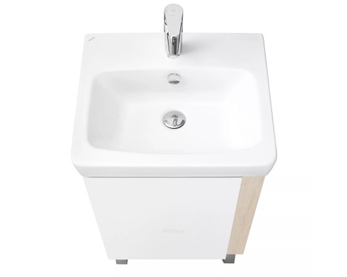 1A2578K0AHB20 Набор: 1A257801AHB20 Тумба-умывальник Кантри 50 Бел/Дуб Верона/ 1WH302184 Раковина НЕО-50 1A2578K0AHB20