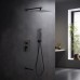 AQ1473MB ЛИРА Set 4 в 1 душевой комплект 3 режима, матовый черный AQ1473MB