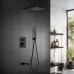 AQ1473MB ЛИРА Set 4 в 1 душевой комплект 3 режима, матовый черный AQ1473MB