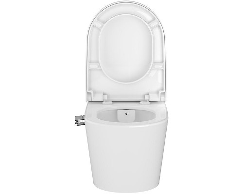 5176B003-6233 Безобод. подвесной унитаз VitrA Nest (c фу-цей биде, встр. смес., бачок VitrA Fresh для моющего ср-ва), дюропласт, МЛ 5176B003-6233