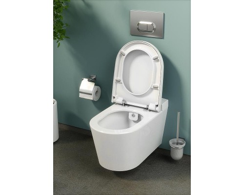 5176B003-6233 Безобод. подвесной унитаз VitrA Nest (c фу-цей биде, встр. смес., бачок VitrA Fresh для моющего ср-ва), дюропласт, МЛ 5176B003-6233