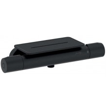 E21767-BL METRO термостатический смеситель для душа с полкой матовый черный E21767-BL