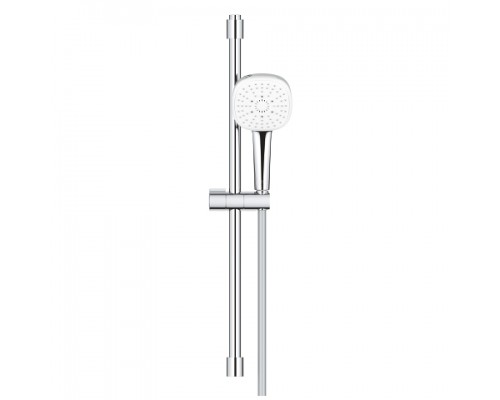 27579003 Tempesta Cube 110 Душевой гарнитур, 3 режима струи, душевая штанга 600 мм, шланг 1750 мм, 8.4 л/мин, хром (замена 27579002) 27579003