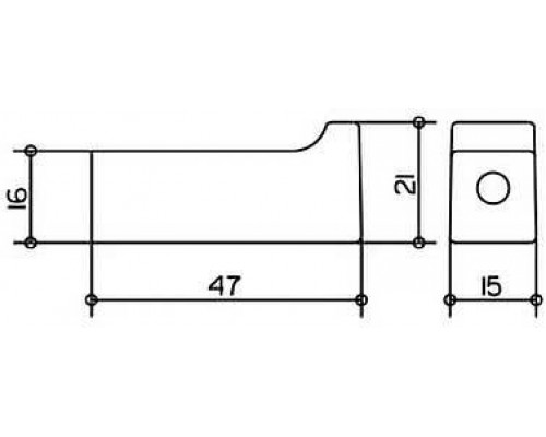 11114010000 EDITION 11 Крючок для полотенца, хром 11114010000