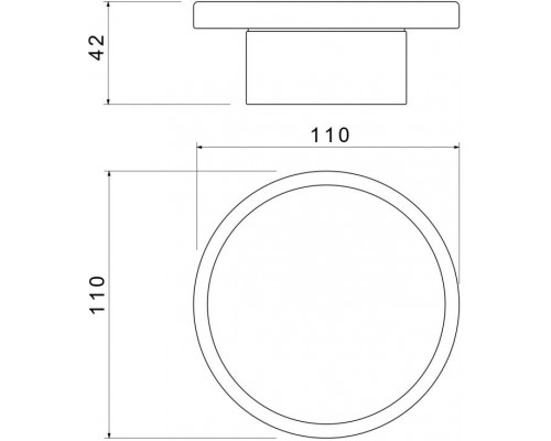 AQ4426MB ЛИРА мыльница настольная, матовый черный AQ4426MB