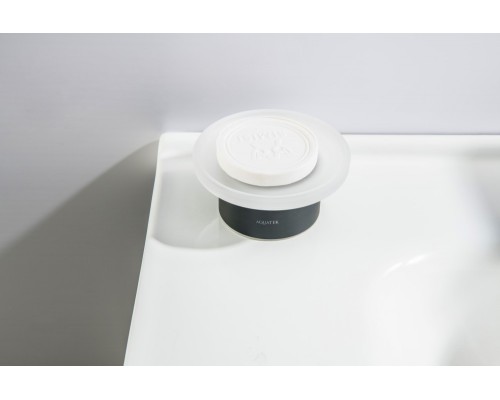 AQ4426MB ЛИРА мыльница настольная, матовый черный AQ4426MB