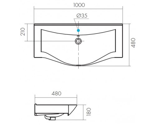 1A2367K0BV010 Набор: 1A236701BV010 Тумба-умывальник Беверли 100/ 1WH302502 Раковина Беверли 100 1A2367K0BV010