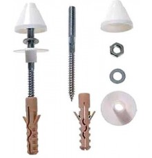 9034.9.000.890.1 крепеж для раковины, писсуара 10х120 мм, (2х) белое покр. 9034.9.000.890.1