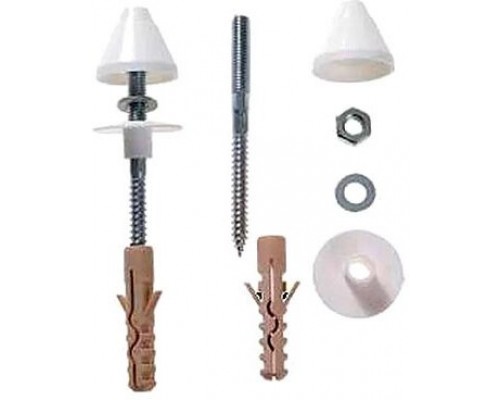 9034.9.000.890.1 крепеж для раковины, писсуара 10х120 мм, (2х) белое покр. 9034.9.000.890.1