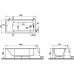 52520001000 Акриловая ванна Neon 160x70 VitrA 52520001000
