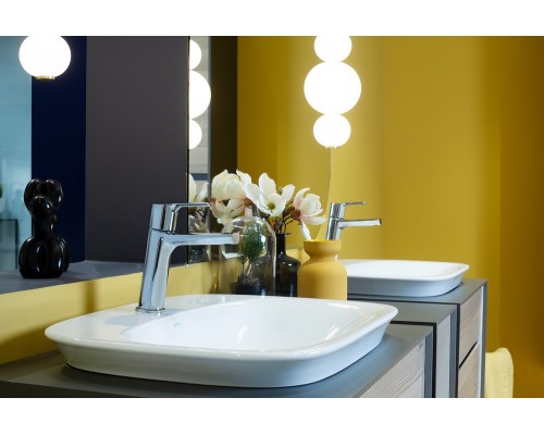 HR30TXS110H HERA раковина для установки в столешницу 46х60 см, с отверстием под смеситель, Serel HR30TXS110H