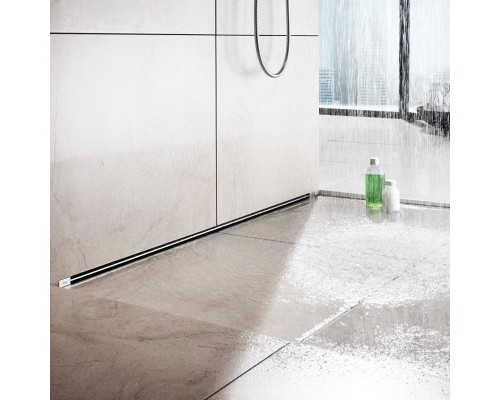 736552 Advantix Vario душевой лоток для встраивания в стену, проп. способность 0,45 л/с, L=300-1200, H=90-160, модель 4967.10 736552