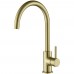 AQ1382BG ЕВРОПА смеситель для кухни, шлиф. золото AQ1382BG
