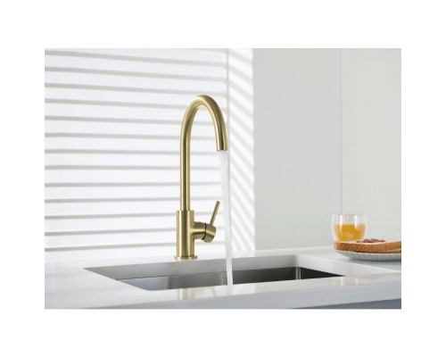 AQ1382BG ЕВРОПА смеситель для кухни, шлиф. золото AQ1382BG