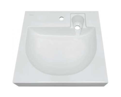 GALAXY 60 Умывальник на стиральную машину (WB.WM/Galaxy/60-C/WHT.G/S1) WB.WM/Galaxy/60-C/WHT.G/S