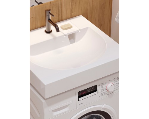 GALAXY 60 Умывальник на стиральную машину (WB.WM/Galaxy/60-C/WHT.G/S1) WB.WM/Galaxy/60-C/WHT.G/S