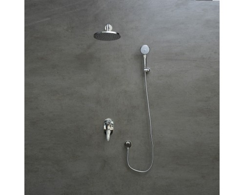 LM0429CLINARAСмеситель для душа встраиваемый с дополнительной 1-функциональной лейкой, хром LM0429C