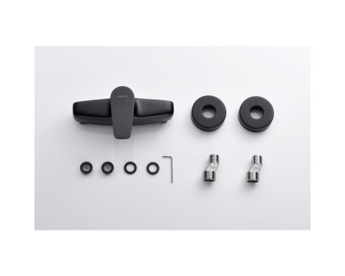 AQ1160MB БЕТТА смеситель для душа, матовый черный AQ1160MB