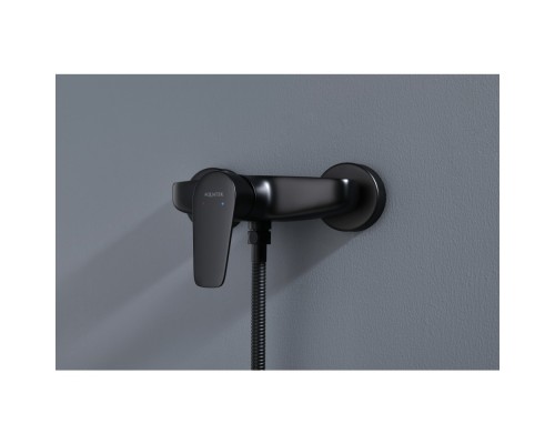 AQ1160MB БЕТТА смеситель для душа, матовый черный AQ1160MB