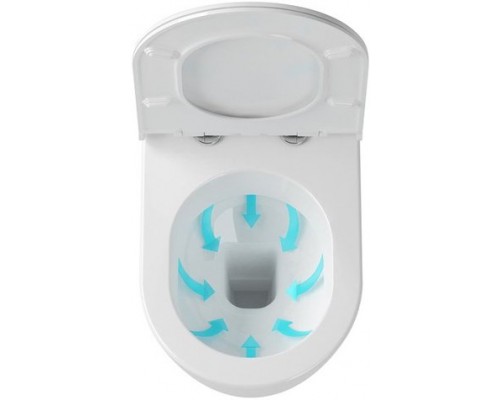 Унитаз подвесной Uni Chrome белый X01516