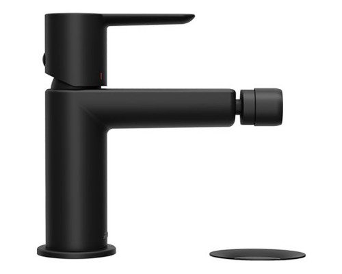 Смеситель для биде с донным клапаном PU 055.20 черный X070189