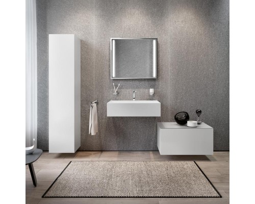 39026380000 EDITION 90 Боковая тумба 800х484х400 mm, структурный лак белый 39026380000