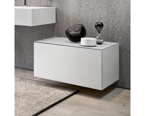 39026380000 EDITION 90 Боковая тумба 800х484х400 mm, структурный лак белый 39026380000