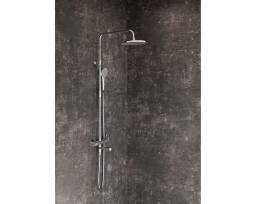 Душевая стойка двойная регулируемая для ванн с поворотным изливом DS 092.00 X07P642