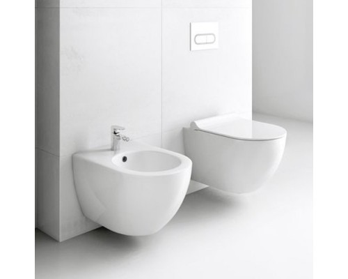 Биде подвесное Uni Chrome белое X01517