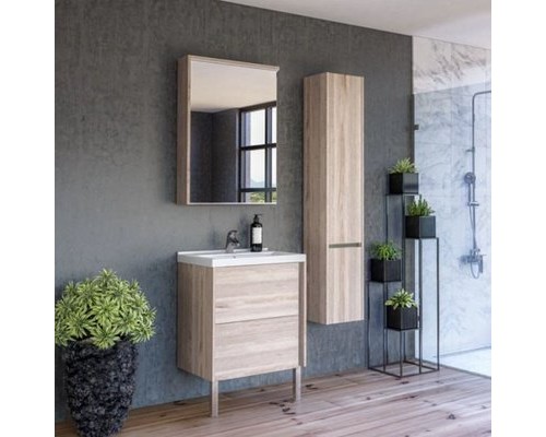 1A228302SX850 Зеркальный шкаф Стоун 80 сосна арлингтон 1A228302SX850