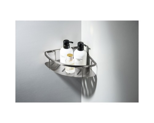 AQ4926BGM угловая полка, оружейная сталь (шлиф. черный хром) AQ4926BGM