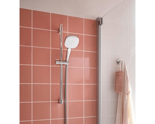 27929003 Tempesta Cube 110 душевой набор 3 режима струи, 13,5 л/мин, штанга 600 мм, хром (замена 27929002) 27929003