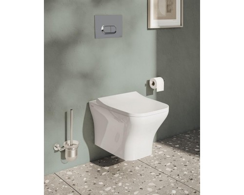 7484B003-0075 Подвесной безободковый SmoothFlush унитазZentrum Square (НУЖНА КРЫШКА 191-003-009, 810-003-009) 7484B003-0075